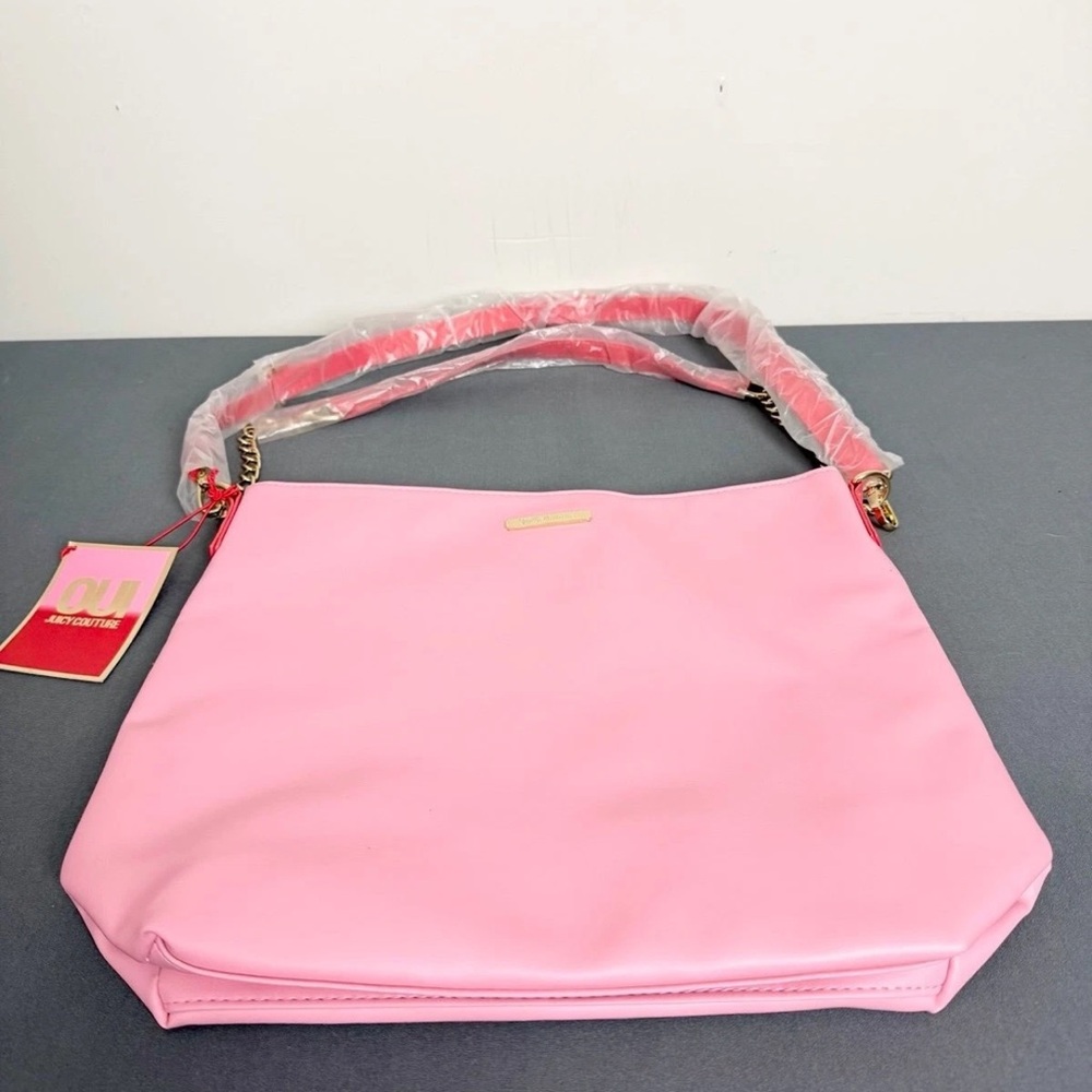 NWT Juicy Couture Pink and Orange Shoulder Bag - Picture 4 of 10